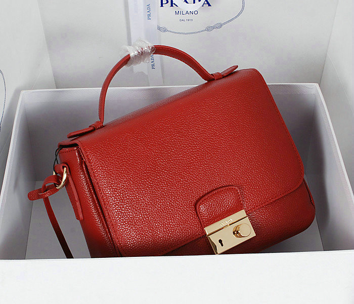 2014 Prada calfskin mini bag BT0952 burgundy for sale - Click Image to Close